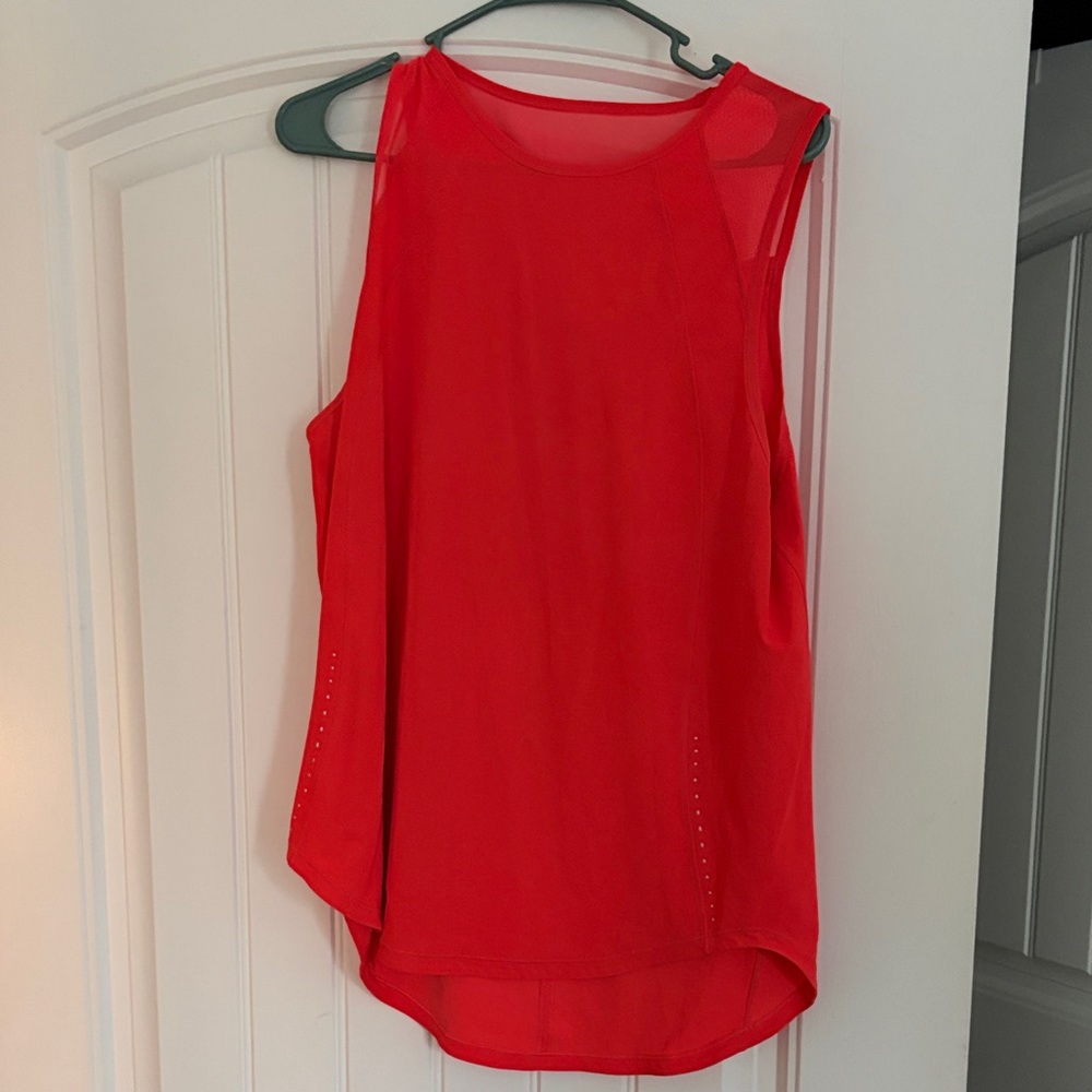 Lululemon Athletica Red Tank Top